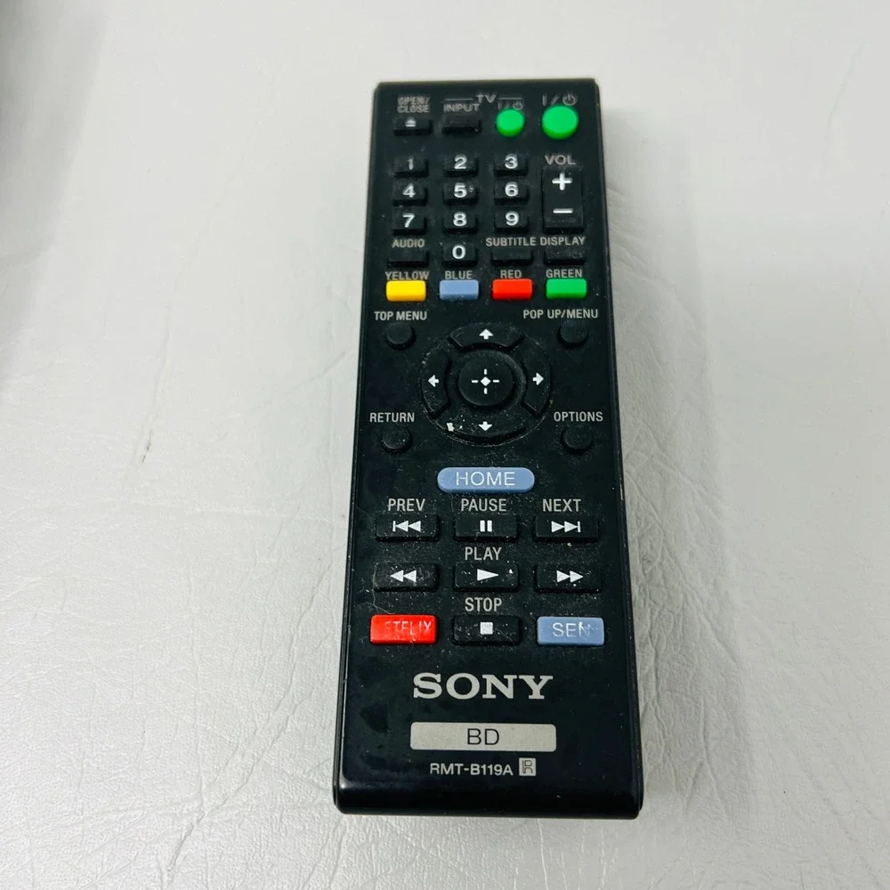 Sony BDP-S390 Blu-Ray Disc DVD Player WiFi HDMI Streaming Black RMT-B119A Remote